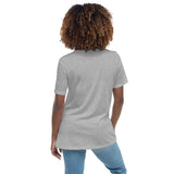 "Abstract Leo Girl" - Women's Relaxed T-Shirt (in White, Black, or Grey with Blue)