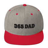 "365 Dad/Black Print" - Snapback Hat