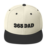 "365 Dad/Black Print" - Snapback Hat