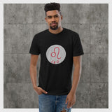"Leo Symbol" Men's Fitted short sleeve t-shirt (in Black or Red)