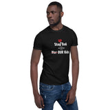 "Step Up Dad/Black Print"- Short-Sleeve Unisex T-Shirt