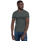 "Good Dads Are Involved Dads/Black Print" - Short-Sleeve Unisex T-Shirt