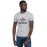 "Step Up Dad/Black Print" - Short-Sleeve Unisex T-Shirt