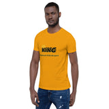 "Respect The King/Gold Crown #2" - Short-Sleeve Unisex T-Shirt