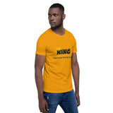 "Respect The King/Gold Crown #2" - Short-Sleeve Unisex T-Shirt