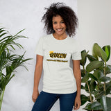"Respect The Queen/Gold Crown" - Short-Sleeve Unisex T-Shirt