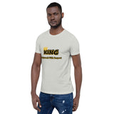 "Respect The King/ Gold Crown #1" - Short-Sleeve Unisex T-Shirt