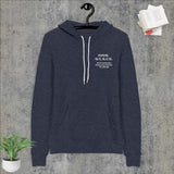 "Code B.L.A.C.K." - Bella + Canvas Unisex hoodie (in Black, Navy, or Heather Forest Embroidered w/White)