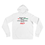 "My Life Matters" - Unisex hoodie (in White & Pan-African Colors)