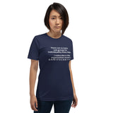 "D.O.N.T.F.U.C.K.W.I.T.H.M.E. Organization' -Unisex t-shirt (in various colors w/white)